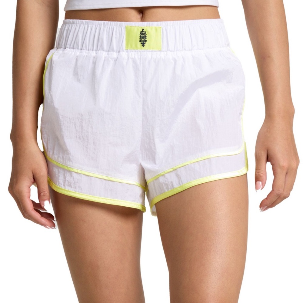 NWT Free People Women’s FP Movement Varsity Blues Shorts. Size XL.